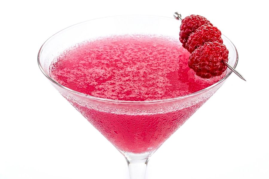 Cóctel de frutos rojos