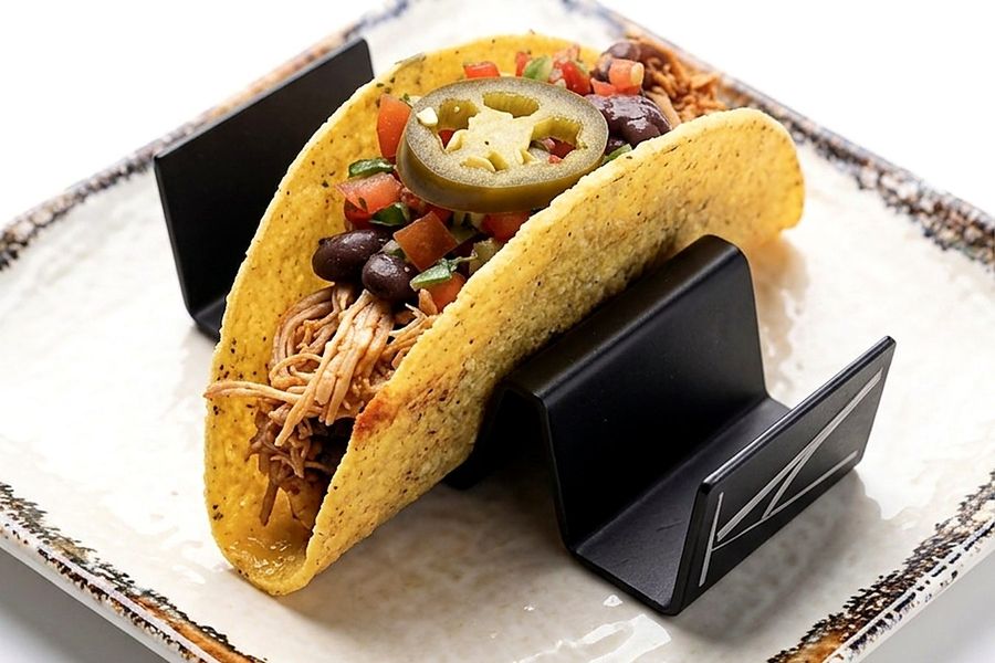 Taco de cochinita con jalapeños